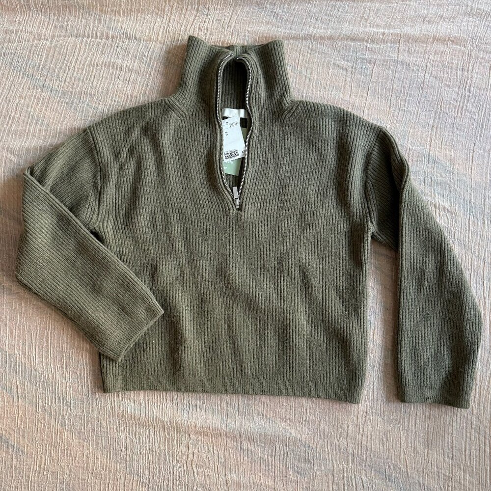 H&M Quarter Zip Sweater